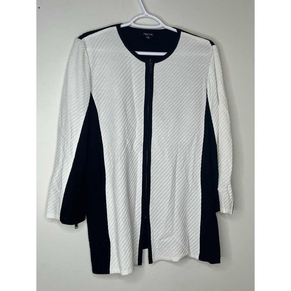 Exclusively Misook Lot Of 4 Cardigans/Jackets Multi Color Large